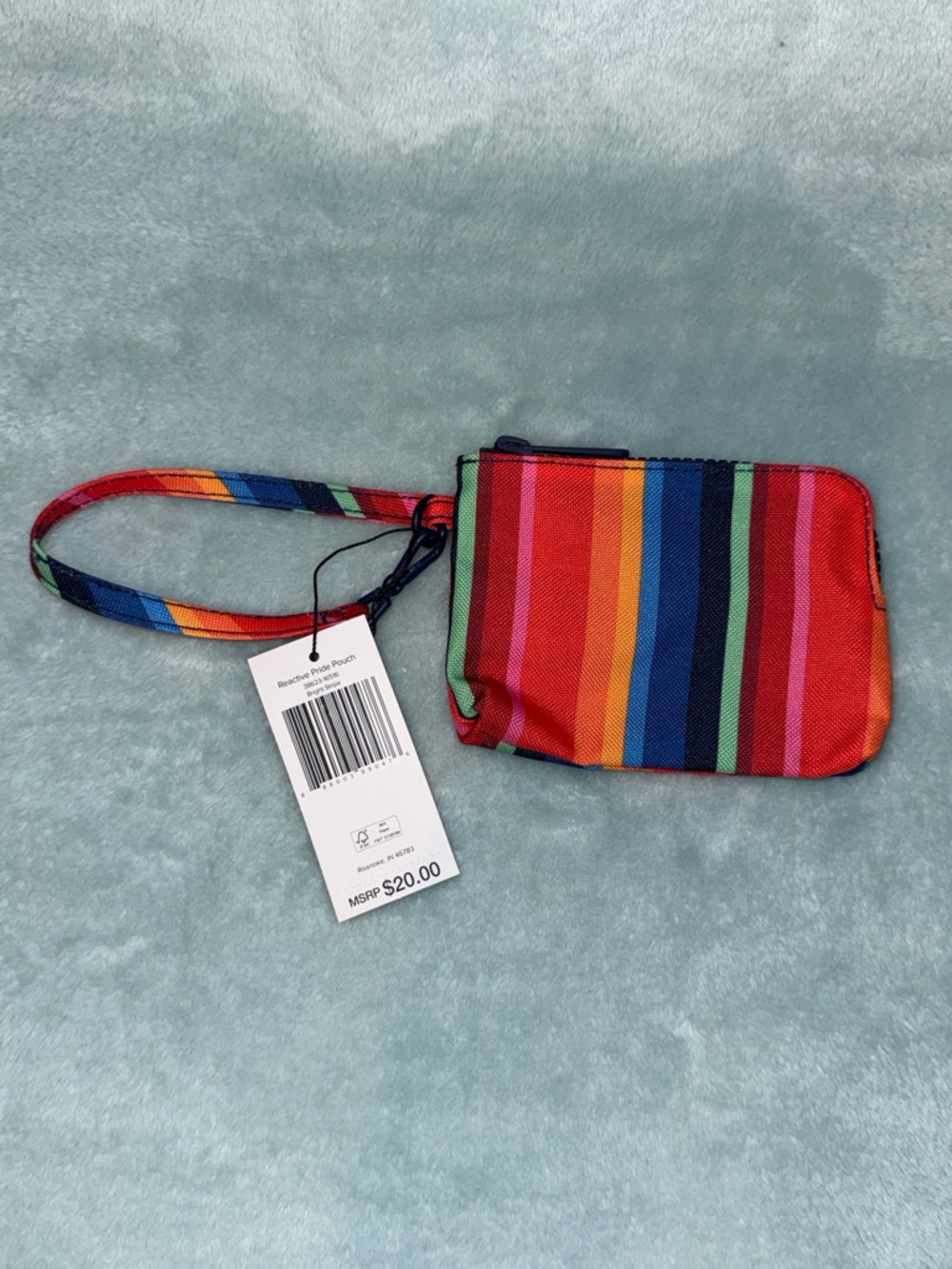 Vera Bradley Reactive Pride Pouch - Bright Stripe